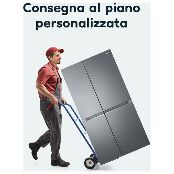 Haier HSR3918EWPG Frigorifero Side by Side Capacita' 521 Litri Classe energetica E Total No Frost 189 cm Inox Style