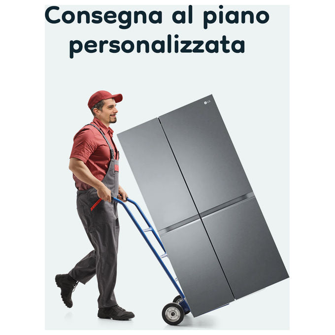 Haier HB18FGSAAA Serie 7 Frigorifero French Door 539 L 190 cm Classe E 37 dB Total No Frost My Zone Plus (190x83x66,9 cm) colore Titanio