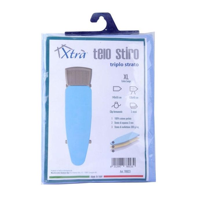 Xtra Telo per Asse da Stiro Triplo Strato 140x55cm
