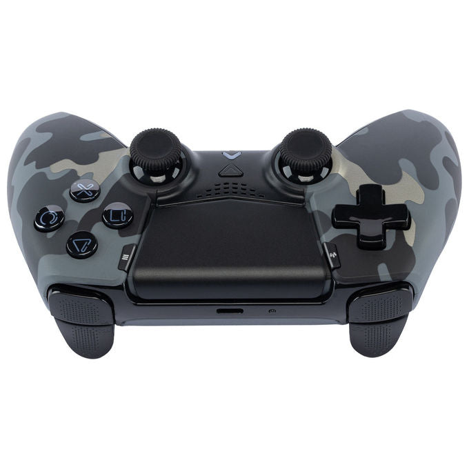 Qubick COP50040 Gamepad per PlayStation 5 e PC con Stick Hall Effect Pulsanti Programmabili Vibrazione Touchpad Audio USB-C Nero