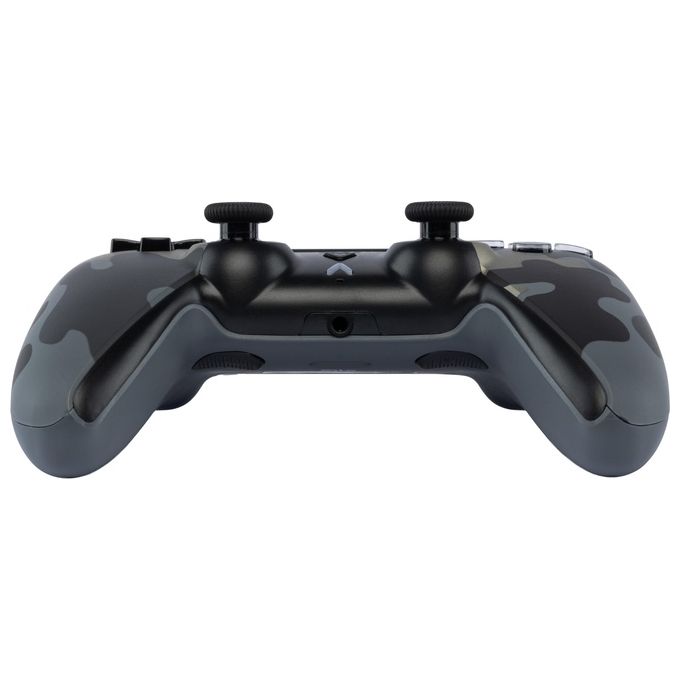 Qubick COP50040 Gamepad per PlayStation 5 e PC con Stick Hall Effect Pulsanti Programmabili Vibrazione Touchpad Audio USB-C Nero