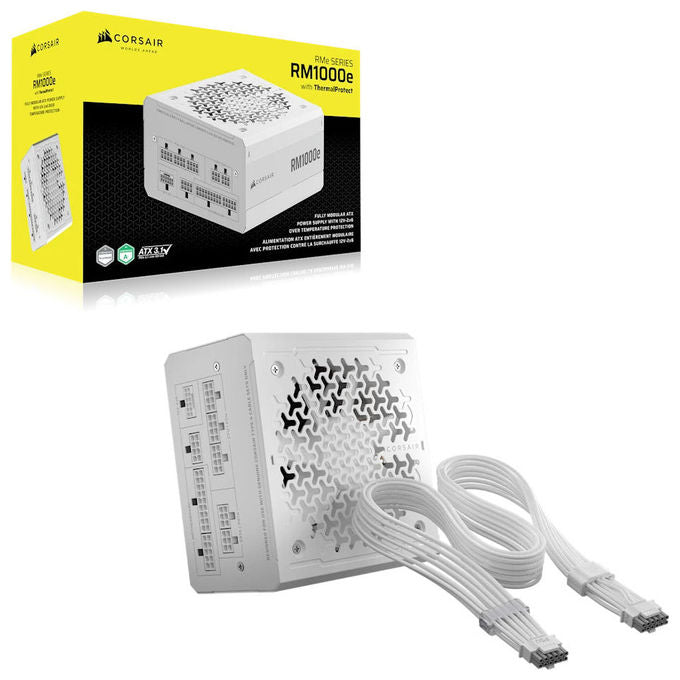 Corsair CP-9020339-EU RM Series Alimentatore per Computer 1000 W 80 PLUS Platinum Completamente Modulare ATX 3.1 colore Bianco