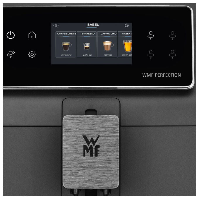 WMF CP820810 Perfection 740 Macchina da caffe' automatica Capacita' serbatoio 2 L Pressione 15 bar 15 bevande pre-programmate colore Nero