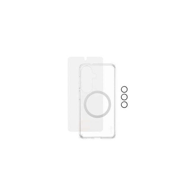 PanzerGlass CR12957 CARE by PanzerGlass 3-in-1 Bundle Custodia Cover con Protezione Schermo e Obiettivo Fotocamera Resistente ai Graffi colore Trasparente