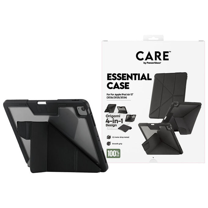 PanzerGlass CR31677 CARE by PanzerGlass Essential Case Cover per iPad Air 13'' (2024-2026) colore Nero