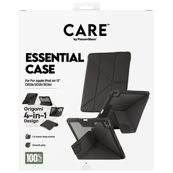 PanzerGlass CR31677 CARE by PanzerGlass Essential Case Cover per iPad Air 13'' (2024-2026) colore Nero