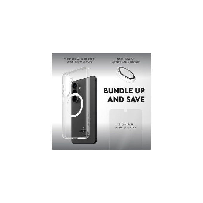 PanzerGlass CR34288 CARE 3-in-1 Bundle Custodia Cover con Pellicola Protettiva per Samsung Galaxy S26+ colore Trasparente