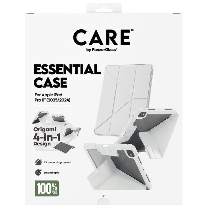 PanzerGlass CR93652 CARE by PanzerGlass Essential Case Cover per iPad Pro 11 (2024-2025) con 60% materiali riciclati colore Grigio