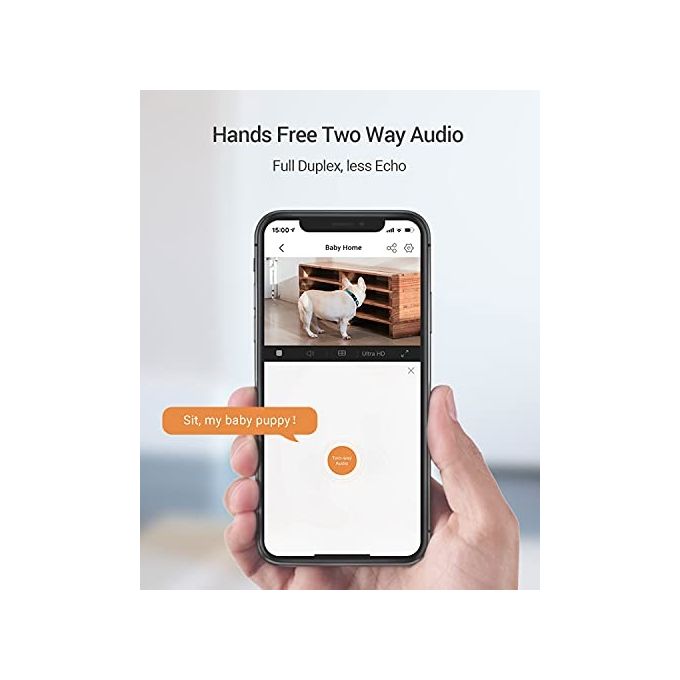 Ezviz C6N Telecamera Wi-Fi Interno Fullhd Motorizzata a 360°, Videocamera Sorveglianza Interno Wi-Fi per Animali e Bambini con Visione Notturna, Tracciamento del Movimento e Audio Bi-direzionale