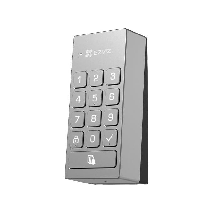 Ezviz CS-DL01-DL01CP-A3-BK Kit di Sicurezza Domestica Smart ZigBee Wi-Fi 6 802.11ax Bluetooth 5.3 Colore Argento Bianco