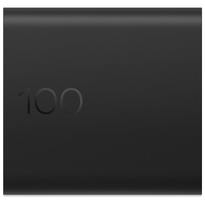 HP CS9V8AA Caricabatterie da Parete 100 W USB C PD 3.0 Tecnologia GaN Compatto e Leggero con Cavo 2 m Incluso colore Nero