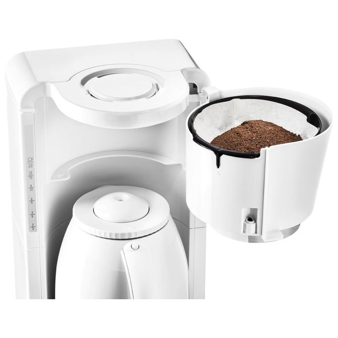 Rowenta Thermo Macchina da Caffe' con Filtro 1,25Lt 12 Tazze Bianco
