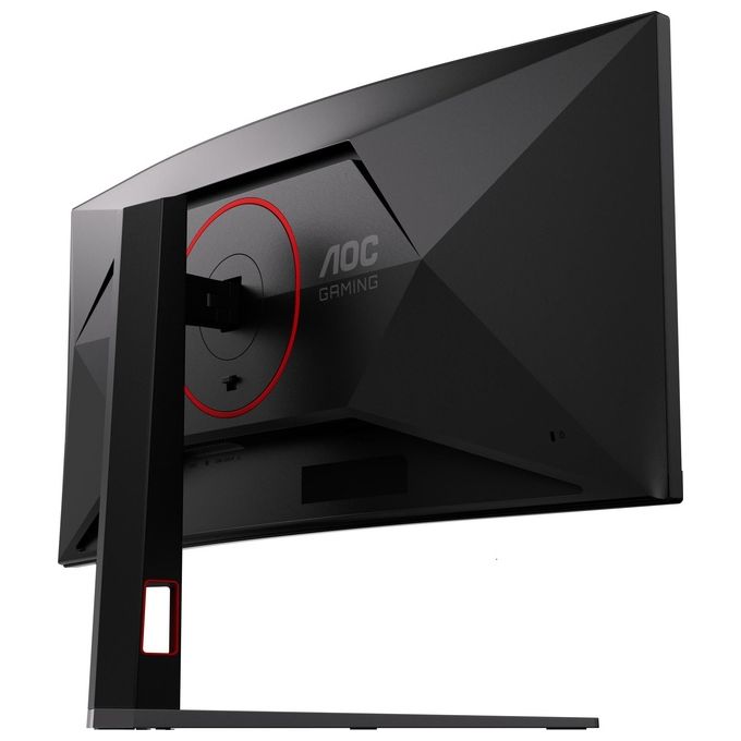 AOC CU34G4CA Monitor Gaming Curvo 34'' 3440x1440 180Hz 1ms HDR400 Adaptive Sync colore Nero
