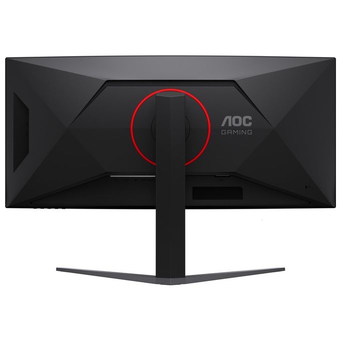 AOC CU34G4CA Monitor Gaming Curvo 34'' 3440x1440 180Hz 1ms HDR400 Adaptive Sync colore Nero