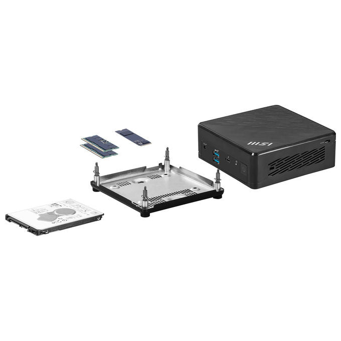 MSI 4711377397148 CUBI 5 Mini PC Intel Core 5 120U 16GB 512GB SSD colore Nero