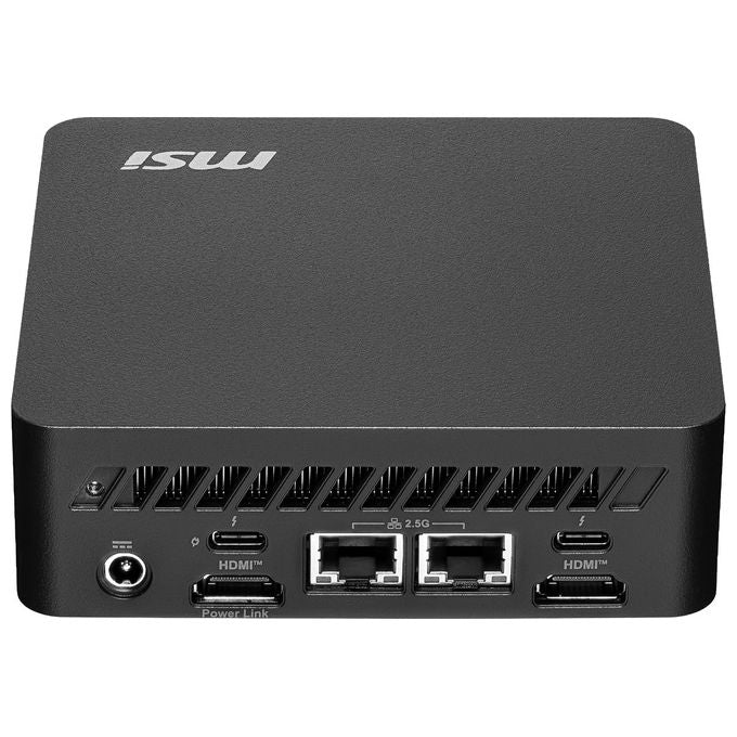 MSI CUBI NUC AI+ 3MG-004BEU Mini PC barebone Intel SoC FCBGA2540 Wi-Fi 7 colore Nero