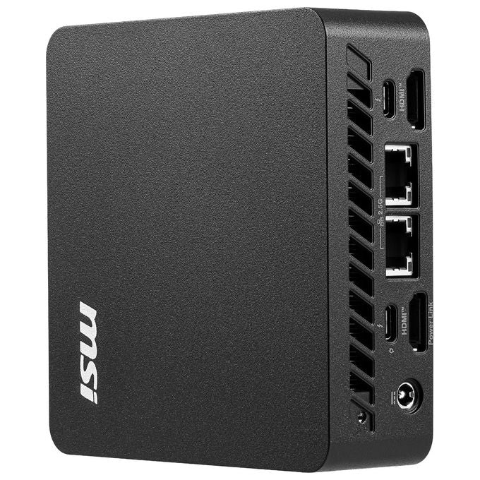 MSI CUBI NUC AI+ 3MG-004BEU Mini PC barebone Intel SoC FCBGA2540 Wi-Fi 7 colore Nero