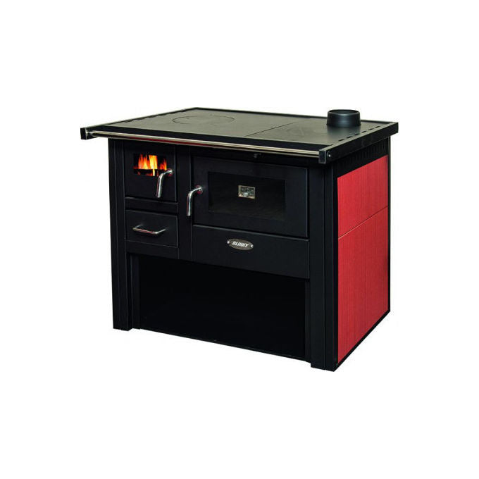 Blinky Cucina a Legna con Forno Patty Porta Vetro Rosso