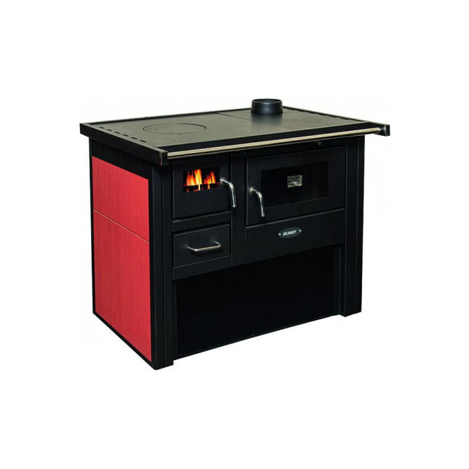 Blinky Cucina a Legna con Forno Patty Porta Vetro Rosso