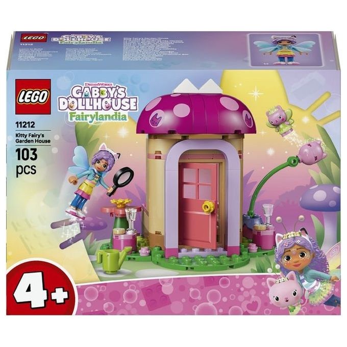 Lego 11212 Casa in Giardino di Gattina Fatina Gabby's Dollhouse 103 pezzi colore Multicolore