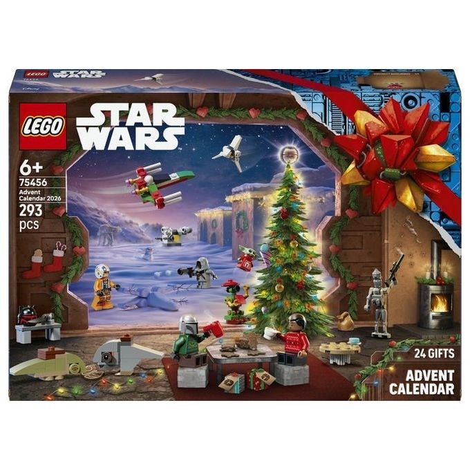 Lego 75456 Calendario dell'Avvento 2026 Set da Costruzione con 24 Sorprese e 293 Pezzi colore Multicolore