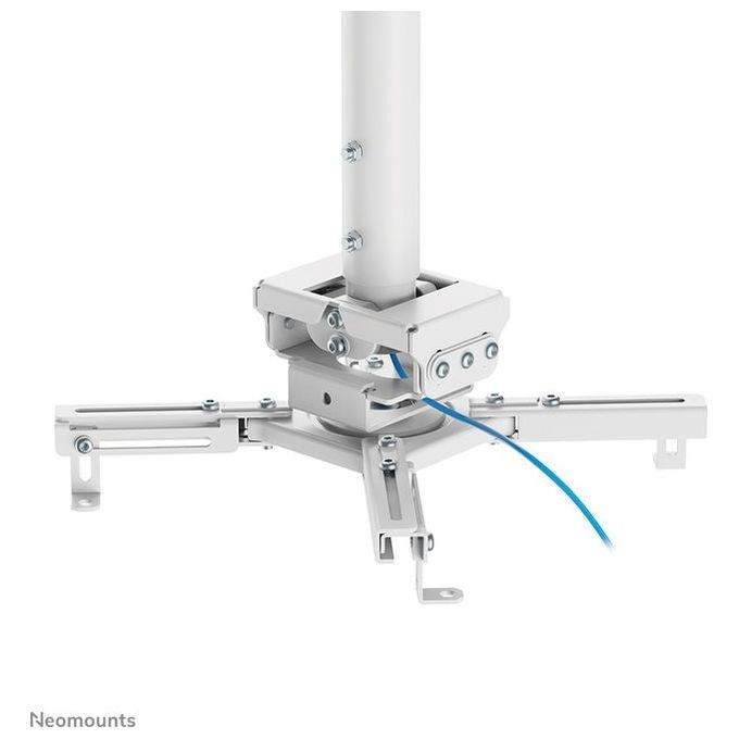 Neomounts CL25-540WH1 Supporto a soffitto per proiettore regolabile in altezza da 60,5 a 90,5 cm rotazione 360° inclinazione ±20° capacita' 35 Kg colore Bianco
