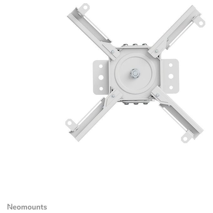 Neomounts CL25-550WH1 Supporto Universale da Soffitto per Proiettore Altezza Regolabile 74 5 114 5 cm Portata 35 Kg Movimento Completo Inclinazione 20 Rotazione 360 Colore Bianco