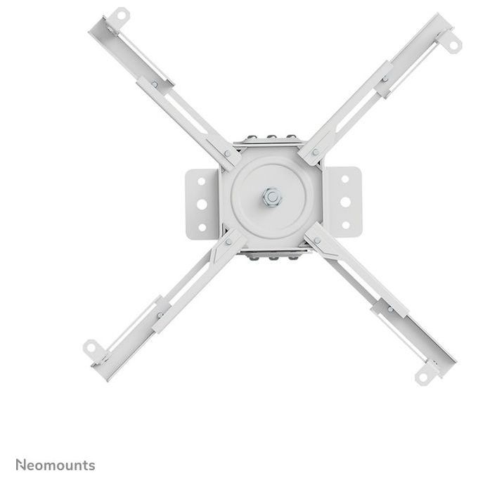 Neomounts CL25-550WH1 Supporto Universale da Soffitto per Proiettore Altezza Regolabile 74 5 114 5 cm Portata 35 Kg Movimento Completo Inclinazione 20 Rotazione 360 Colore Bianco