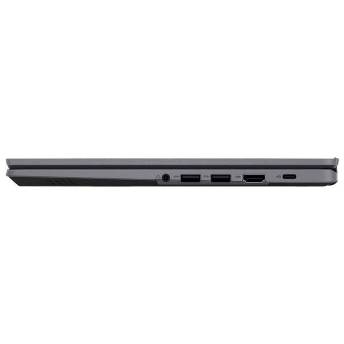 Asus 90NX06J2-M003D0 Chromebook Plus CX3402CBA-PQ0100 Laptop Intel Core i3-1215U 8 GB RAM 256 GB UFS Wi-Fi 6 14'' Full HD colore Grigio