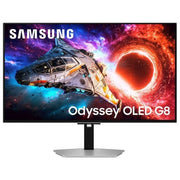 Samsung LS32HG800SUXEN Monitor Gaming UHD QD-OLED 32'' 3840x2160 Pixel OLED 240 Hz HDR10+ FreeSync Premium Pro colore Argento