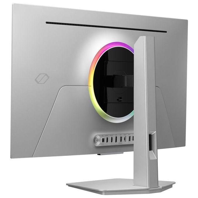 Samsung LS32HG800SUXEN Monitor Gaming UHD QD-OLED 32'' 3840x2160 Pixel OLED 240 Hz HDR10+ FreeSync Premium Pro colore Argento
