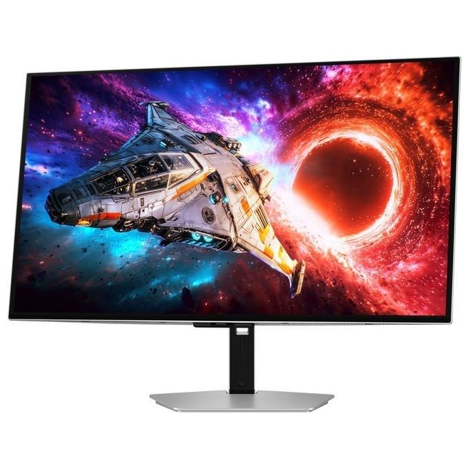 Samsung LS32HG800SUXEN Monitor Gaming UHD QD-OLED 32'' 3840x2160 Pixel OLED 240 Hz HDR10+ FreeSync Premium Pro colore Argento