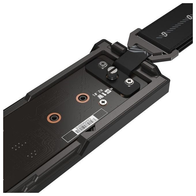 Asus 90DD02U0-MA9000 ROG Strix Aiolos Box esterno SSD M.2 USB 3.2 Gen 2x2 20 Gbit-s colore Nero