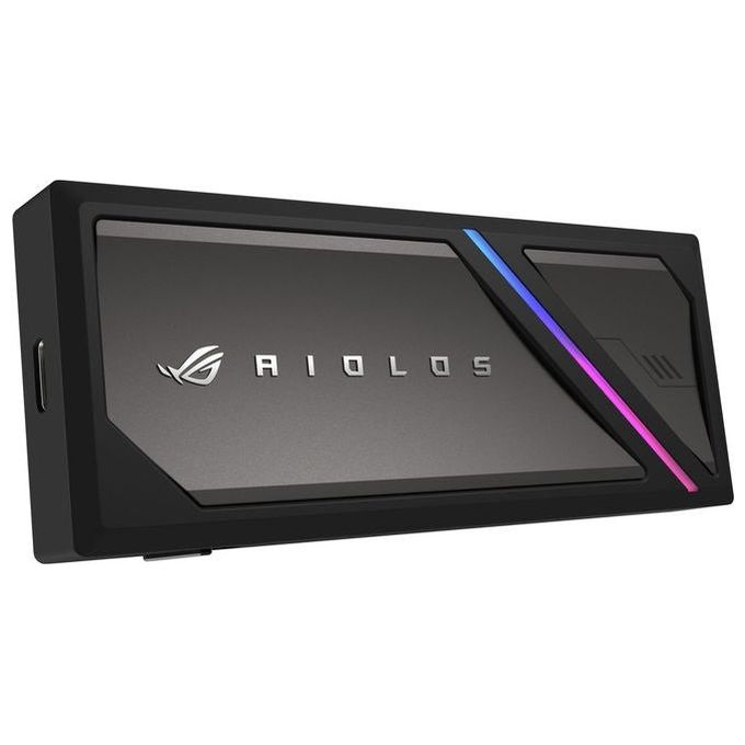 Asus 90DD02U0-MA9000 ROG Strix Aiolos Box esterno SSD M.2 USB 3.2 Gen 2x2 20 Gbit-s colore Nero