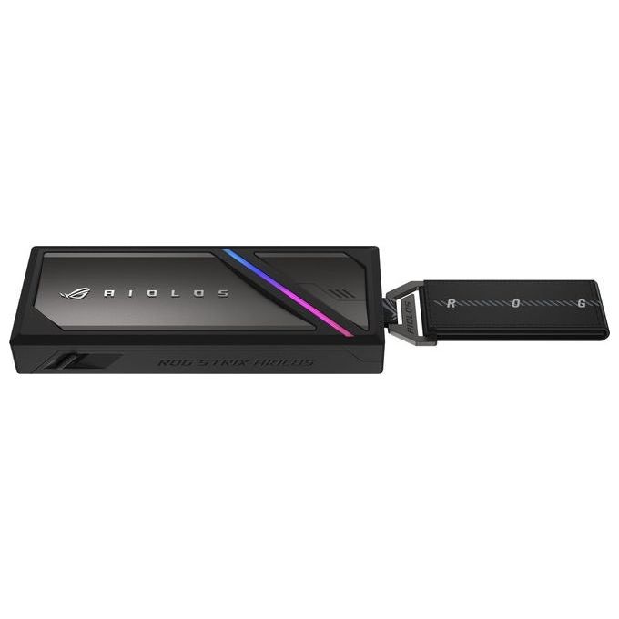 Asus 90DD02U0-MA9000 ROG Strix Aiolos Box esterno SSD M.2 USB 3.2 Gen 2x2 20 Gbit-s colore Nero