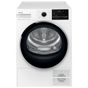 Smeg DNP09SEC Asciugatrice con Pompa di Calore 9 Kg Classe Energetica C Inverter Libera Installazione (60x60x85 cm) colore Bianco