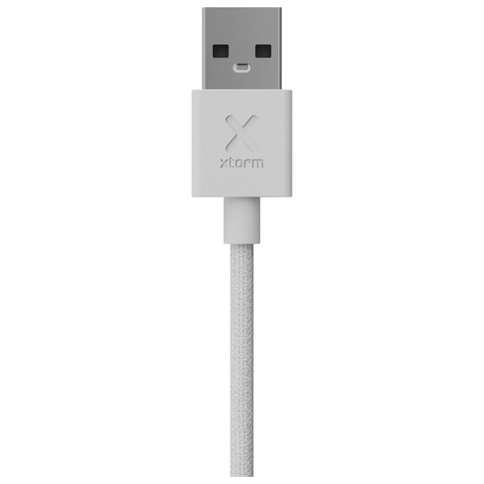 Xtorm CXG2050 Cavo USB-A a USB-C 60 W Nylon Intrecciato 1 m colore Bianco