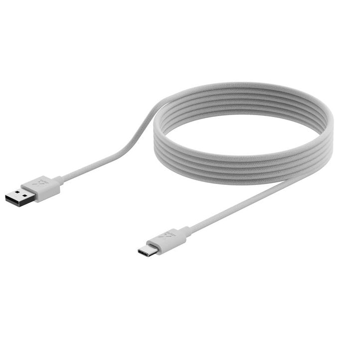 Xtorm CXG2050 Cavo USB-A a USB-C 60 W Nylon Intrecciato 1 m colore Bianco
