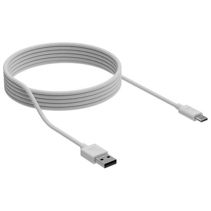 Xtorm CXG2050 Cavo USB-A a USB-C 60 W Nylon Intrecciato 1 m colore Bianco