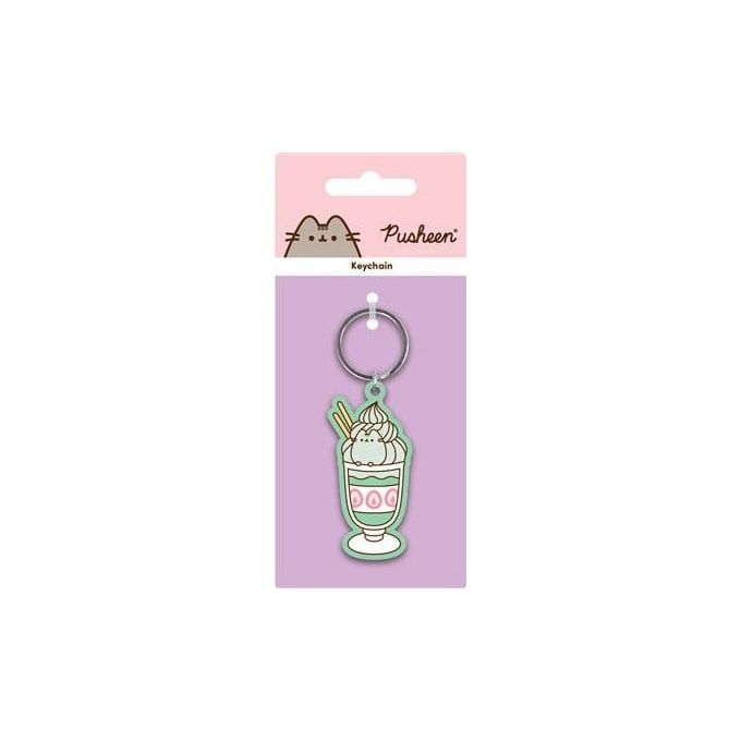 Pyramid 76281 Pusheen Portachiavi in PVC con Tema Gelato colore Bianco
