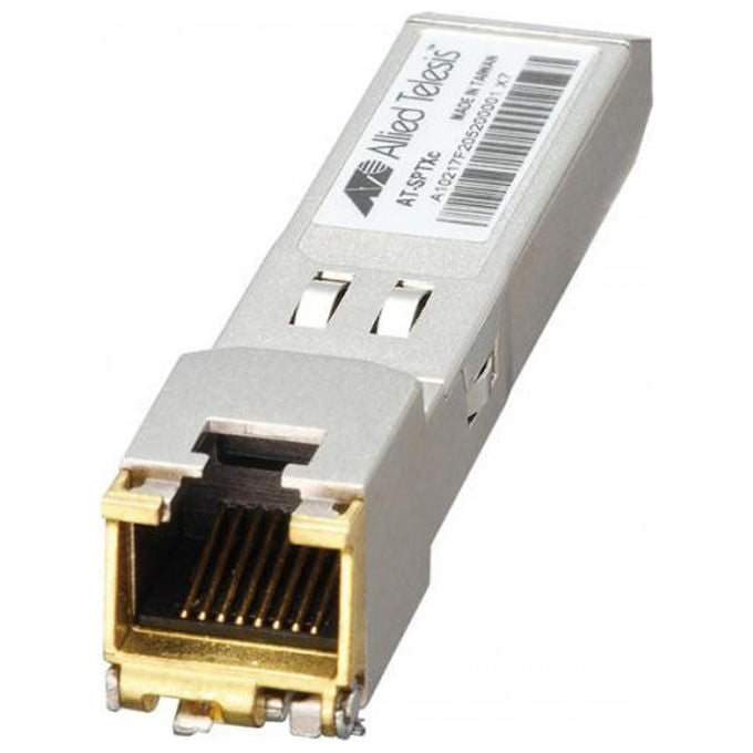 Allied Telesis AT-SPTXC Modulo Trasmettitore SFP Rame Gigabit Ethernet 1000 Mbit-s RJ-45 fino a 100 m colore Grigio