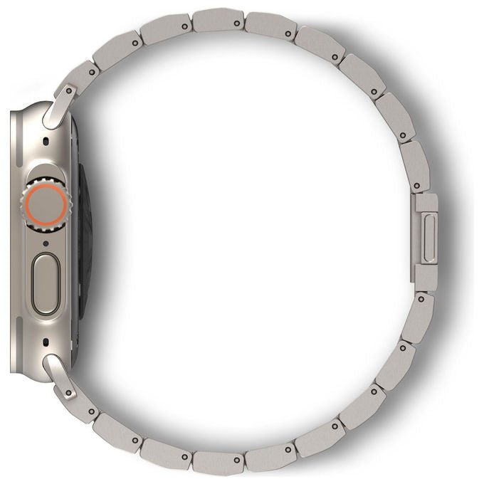 Decoded D25AWS49TTS1TM Traction Band Cinturino in Titanio Compatibile con Apple Watch Ultra 1 2 3 Chiusura Magnetica Regolabile colore Titanio