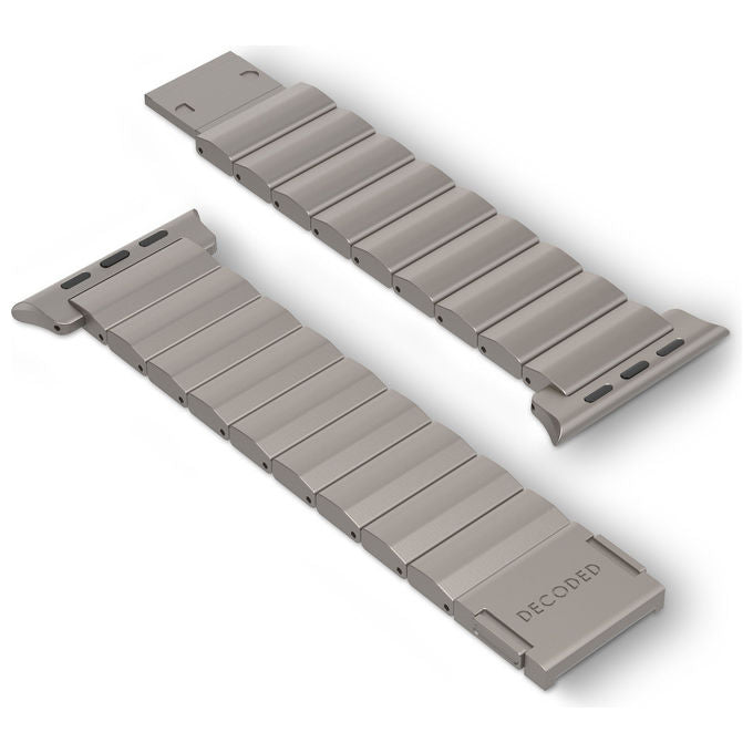 Decoded D25AWS49TTS1TM Traction Band Cinturino in Titanio Compatibile con Apple Watch Ultra 1 2 3 Chiusura Magnetica Regolabile colore Titanio