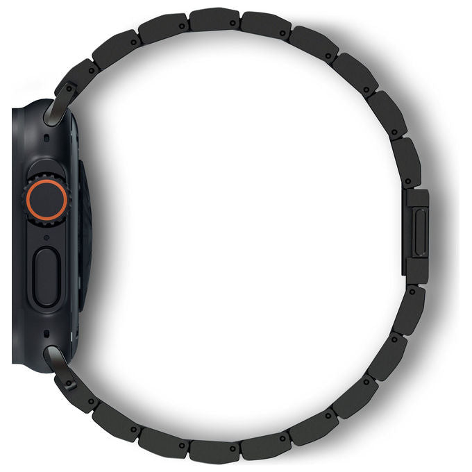 Decoded D25AWS49TTS1TMBK Banda Decoded Traction Band in Titanio per Apple Watch Ultra 1 e 2 regolabile con chiusura magnetica colore Nero