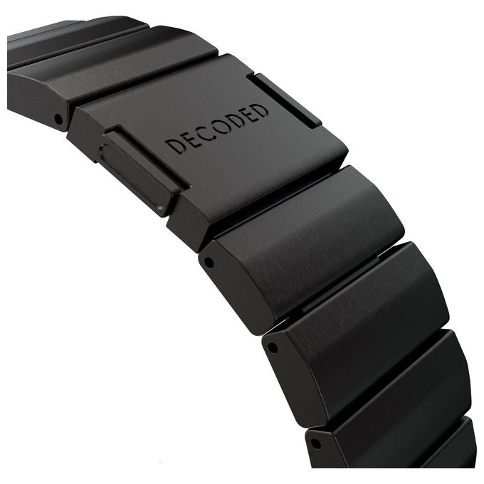 Decoded D25AWS49TTS1TMBK Banda Decoded Traction Band in Titanio per Apple Watch Ultra 1 e 2 regolabile con chiusura magnetica colore Nero