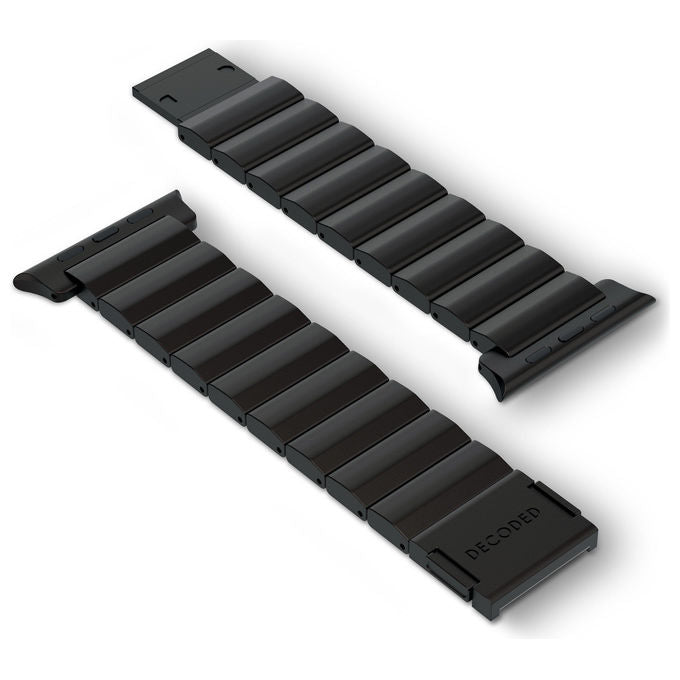 Decoded D25AWS49TTS1TMBK Banda Decoded Traction Band in Titanio per Apple Watch Ultra 1 e 2 regolabile con chiusura magnetica colore Nero