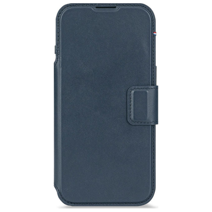 Decoded D26IPO17ADW5NW Custodia a libro Pelle MagSafe design elegante sistema magnetico rimozione flessibile colore Blu marino