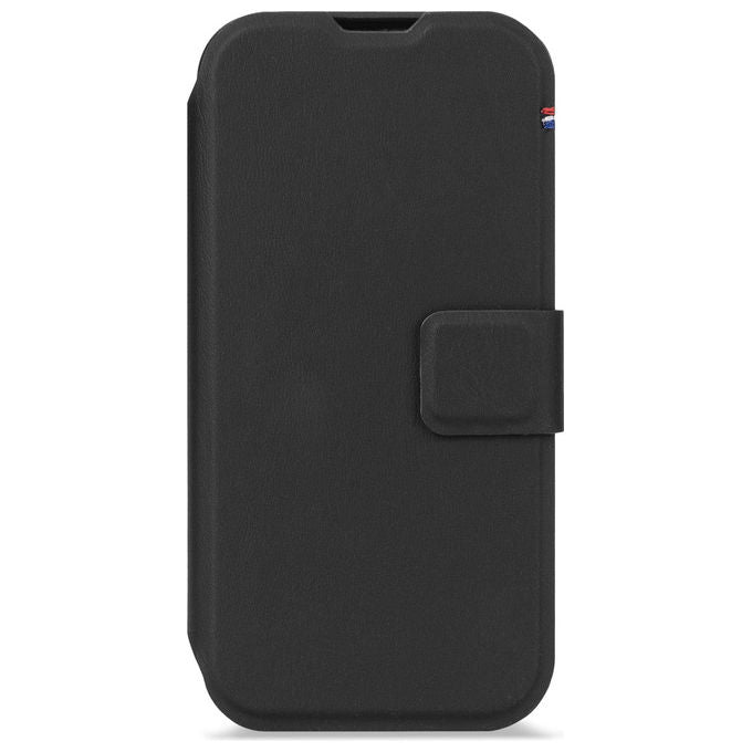 Decoded D26IPO17PMDW3TSPK Custodia a Borsellino per iPhone 16 Pro Max con Porta Carte 3 Posti Compatibile MagSafe Carica Wireless Silicone Microfibra colore Nero