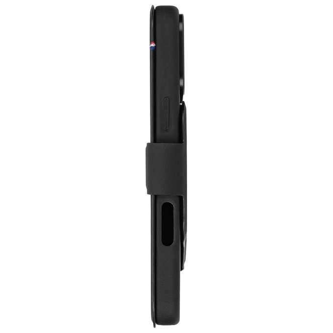 Decoded D26IPO17PMDW3TSPK Custodia a Borsellino per iPhone 16 Pro Max con Porta Carte 3 Posti Compatibile MagSafe Carica Wireless Silicone Microfibra colore Nero