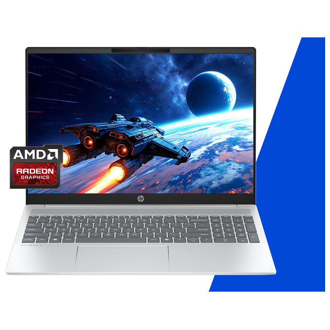 HP D47KTEA OmniBook 7 Aero Laptop Next Gen AI 13-bg1002nl Processore AMD Ryzen AI 7 350 RAM 32 GB SSD 1 TB Schermo 13.3'' 2K 1920 x 1200 Pixel Windows 11 Home colore Argento